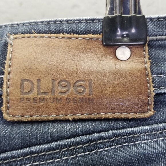 DL1961 Grace Jeans Women's Sz 26 Medium Wash High Rise Straight Leg Stretch USA - Picture 11 of 16